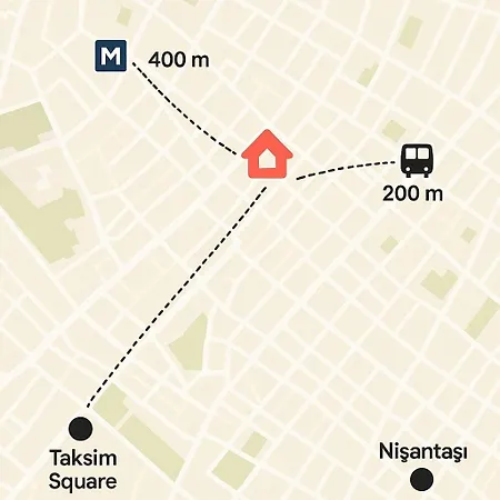 2br Modern Flat In Nişantaşı 3 Min To Metro Full Ac Daire